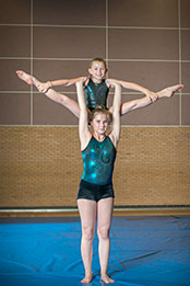 Monmouth Gymnastics Club – Performing Acrobatic Gymnastics