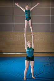 Monmouth Gymnastics Club – Performing Acrobatic Gymnastics