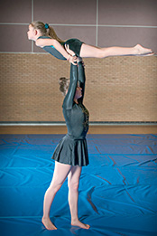 Monmouth Gymnastics Club – Performing Acrobatic Gymnastics